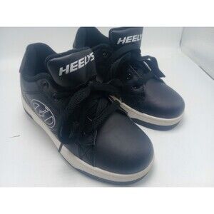 Heelys Boys Kids/Youth Sz 2 Black Low Top Lace Up Skate Shoes HES10449